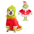 Grouchy Slouchy Grinch Costume & Toy Bundle