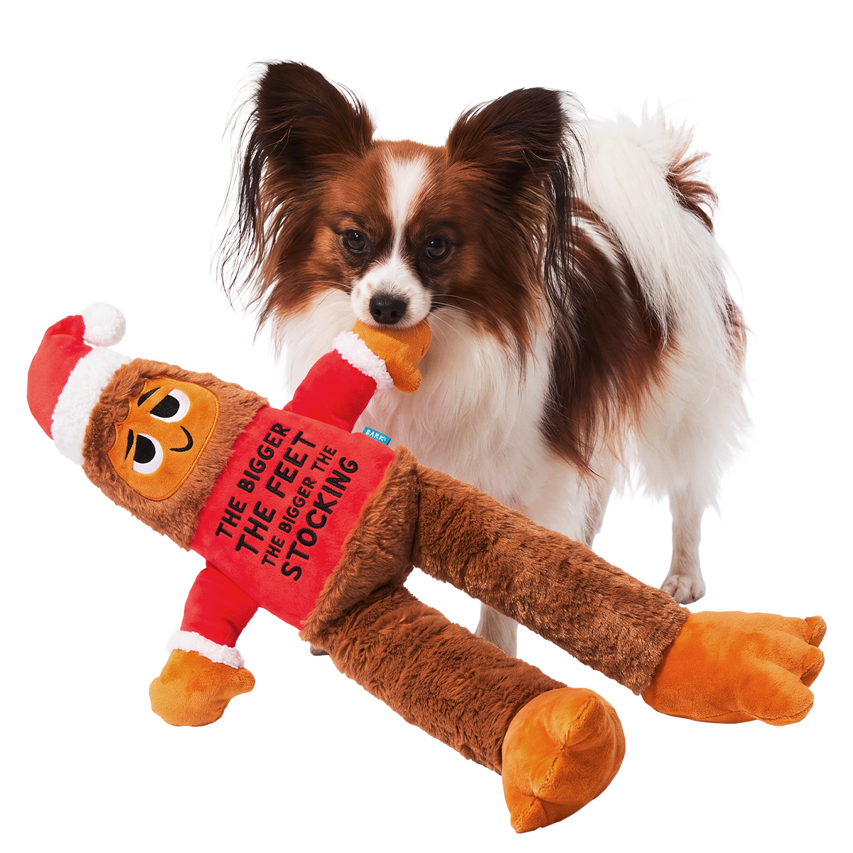 Sasquatch Claus Plush XXL Tug Dog Toy