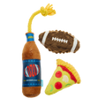 Big Game Bundle Plush Multi-Part + Tug Dog Toy
