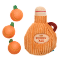 Pupkin Ale Growler Plush Multi-Part + Fetch + Enrichment Dog Toy