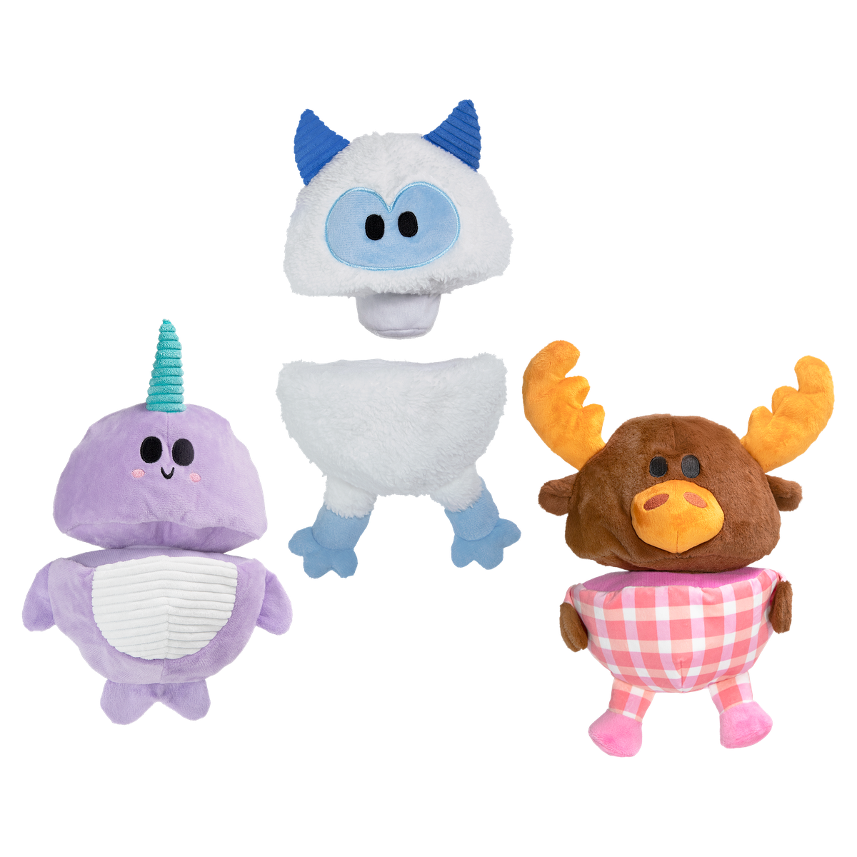 Cold-Weather Friends Plush Multi-Part + Enrichment Dog Toy
