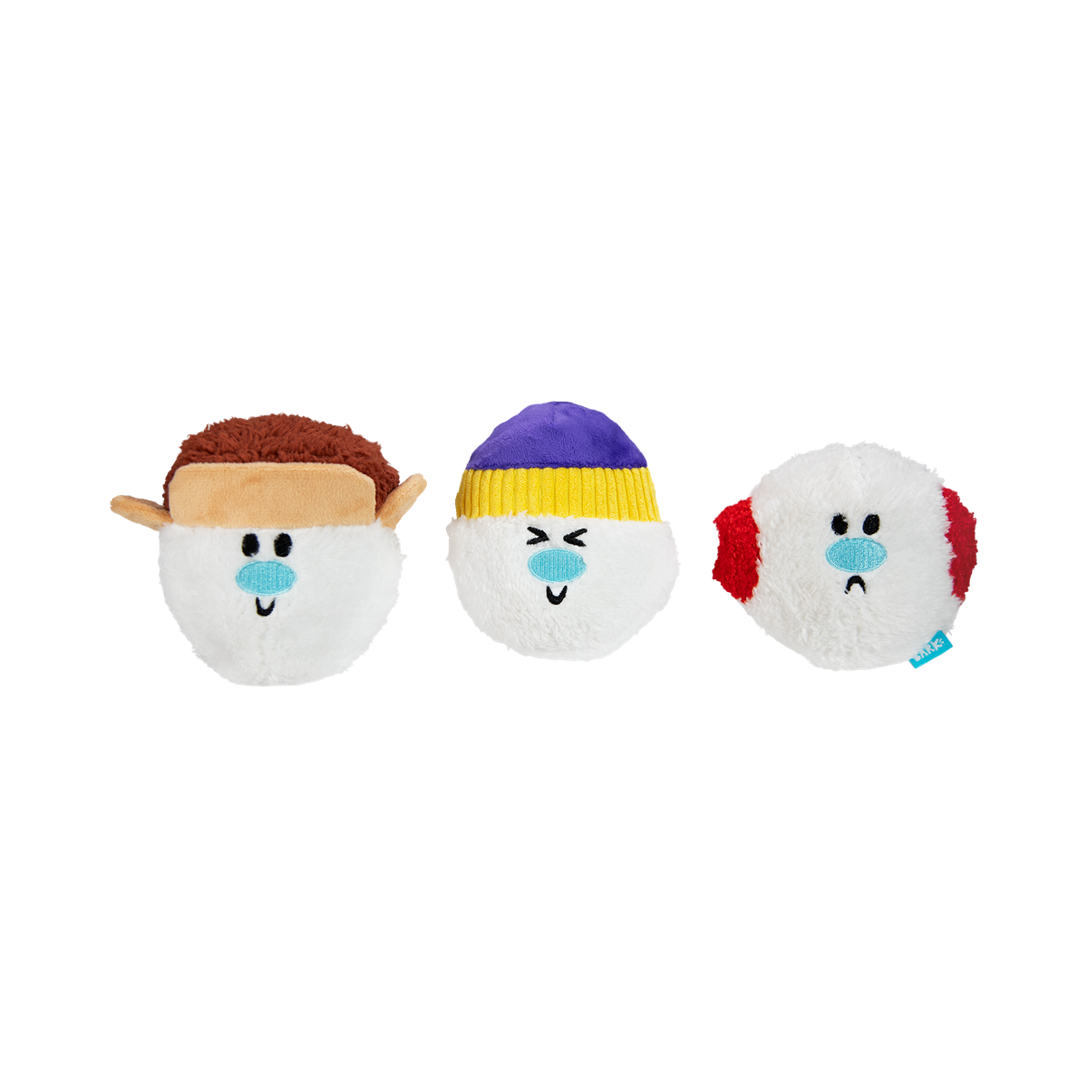 Ice Ice & Baby Plush Multi-Part + Fetch Dog Toy