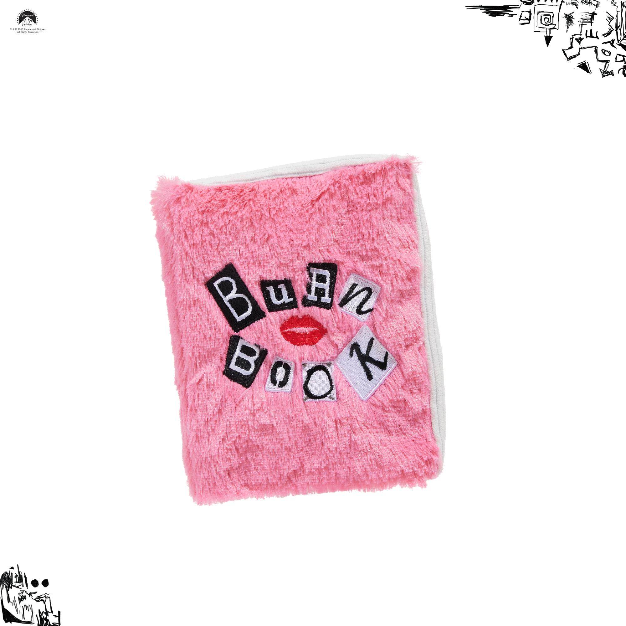 Burn Book Plush Tug + Enrichment Dog Toy