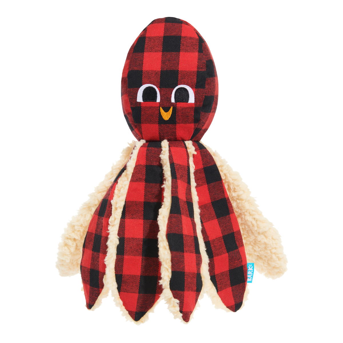 Plaid Party Plush Dog Toy & Treat Holiday Gift Box