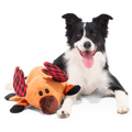 Buffalo Plaid Blitzen Plush Extra-Large + Tug Dog Toy