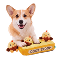 Coop Troop Plush Extra-Large + Multi-Part + Enrichment Dog Toy