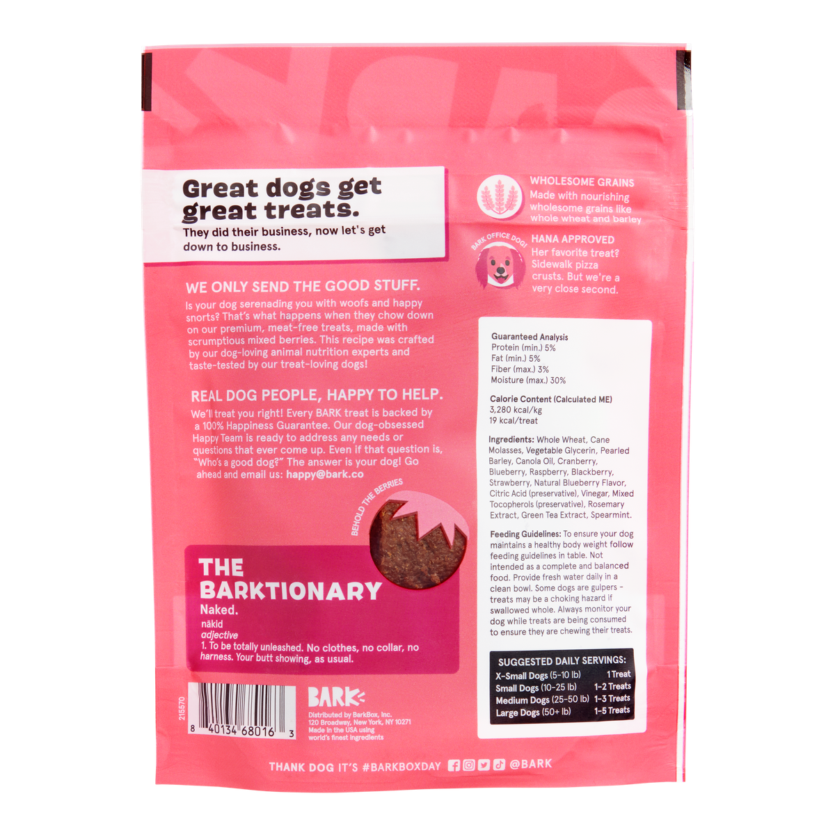 Fruity Bootys Soft Bakes Vegetarian Dog Treats, 4 oz