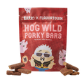 Hog Wild Porky Bars Jerky Dog Treats, 4 oz