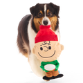 Hot Chocolate Charlie Brown Plush Extra-Large + Tug Dog Toy
