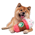 Jumbo Jingle Latte Plush Extra-Large Dog Toy