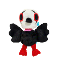 Murder Bird Plush Multi-Part + Tug Dog Toy