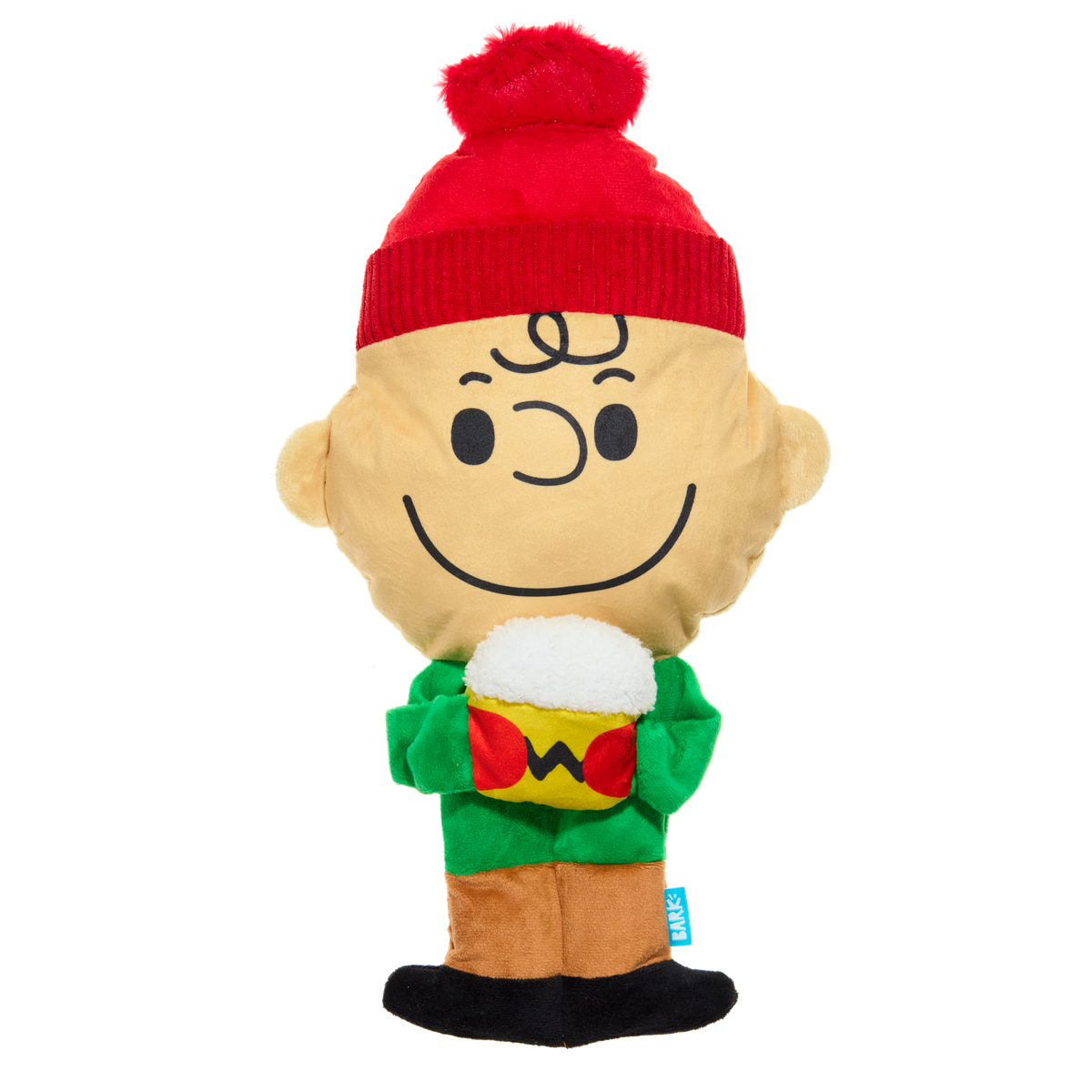 Hot Chocolate Charlie Brown Plush Extra-Large + Tug Dog Toy
