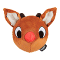 Reindeer Games™ Rudolph® Super Chewer Durable 2-in-1 + Enrichment Dog Toy