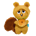Switchy Squirrel Plush Multi-Part + Enrichment Dog Toy