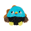 The Pecking Order Plush 3-in-1 Dog Toy